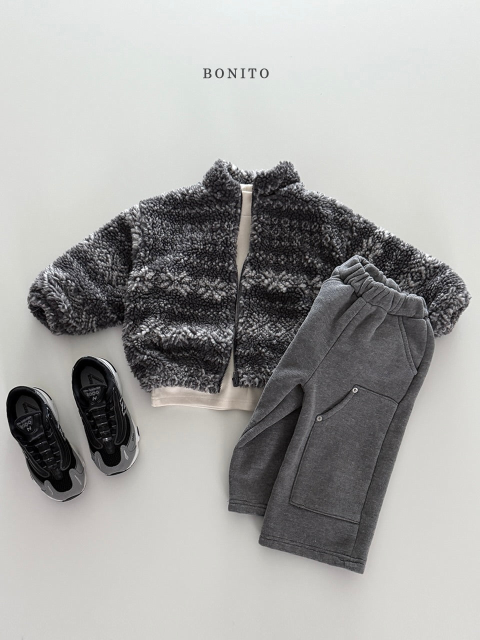 Snowflake zip-up jacket