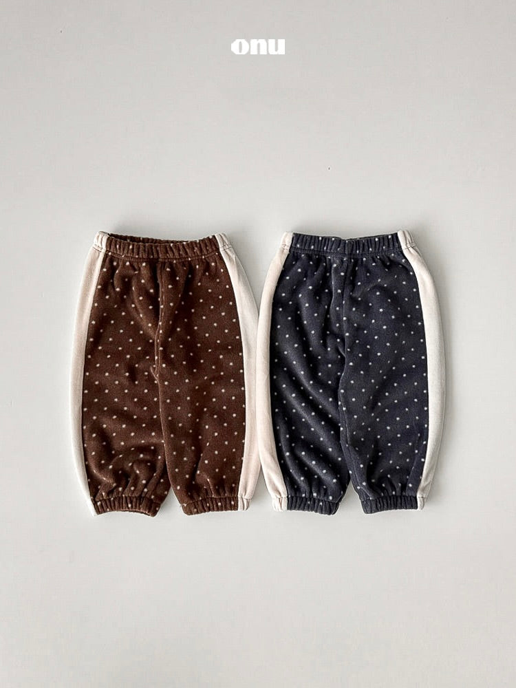 Dot jogger pants