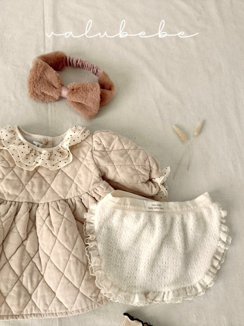 Fur ribbon hairband (baby)