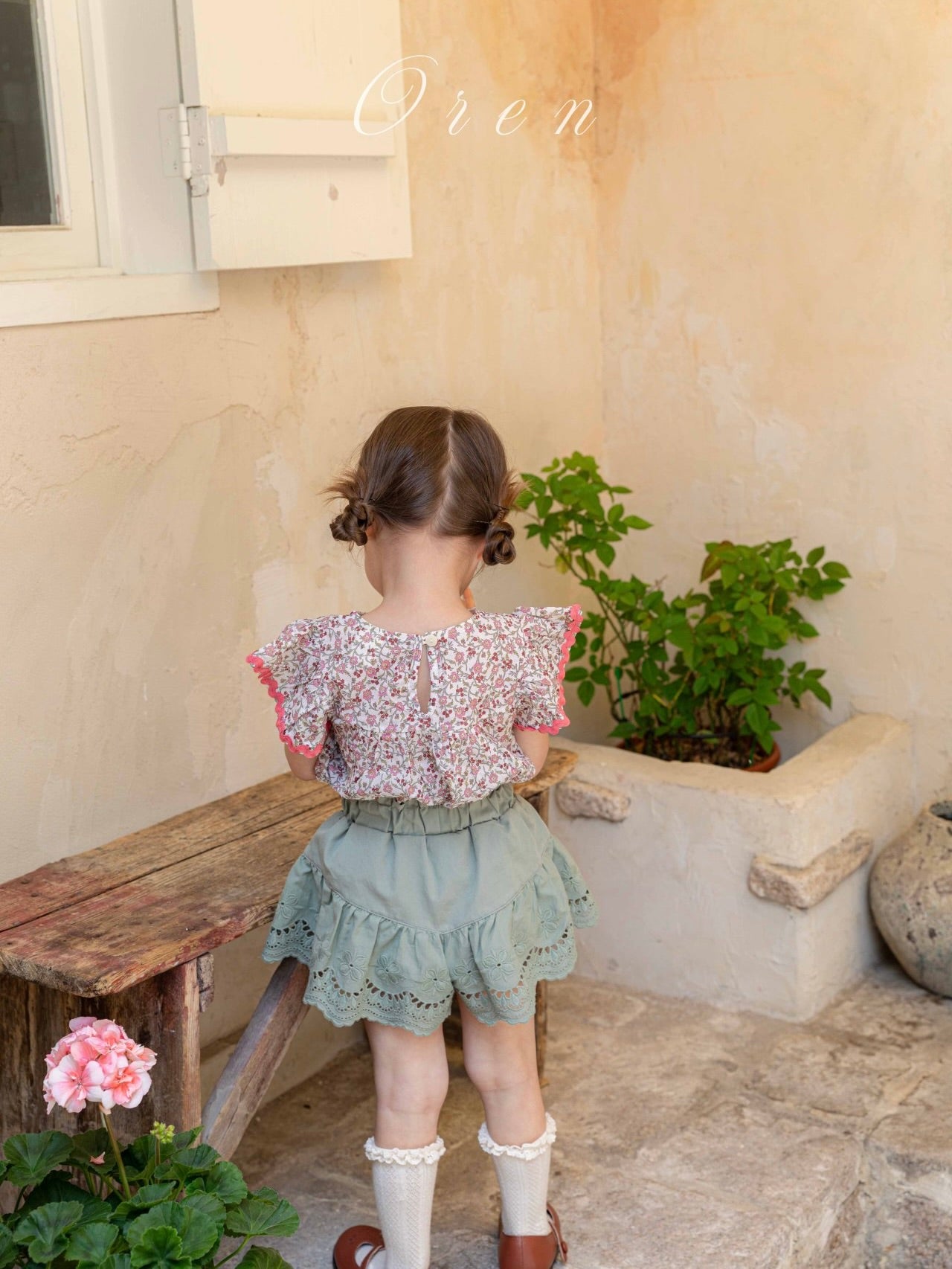 Ashley flower blouse