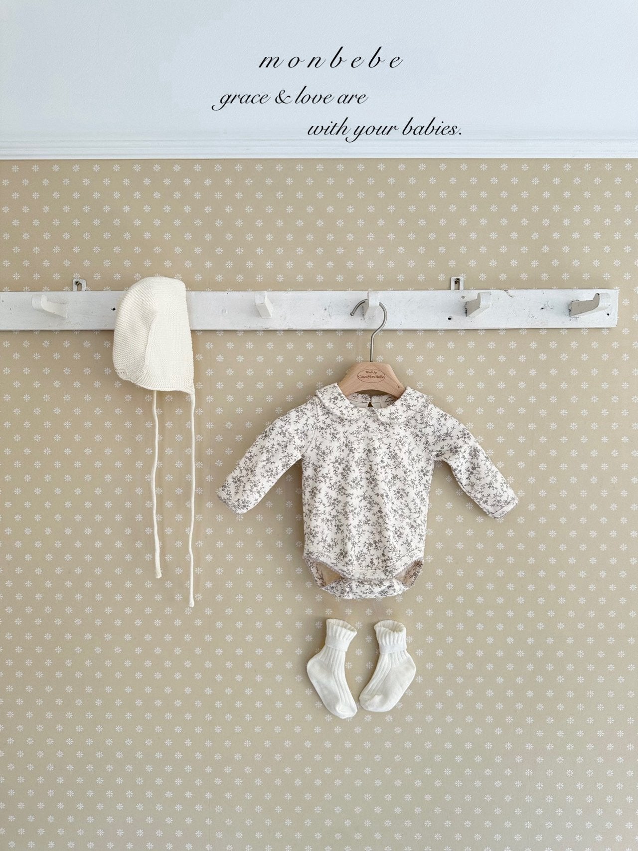 Printed collar rompers