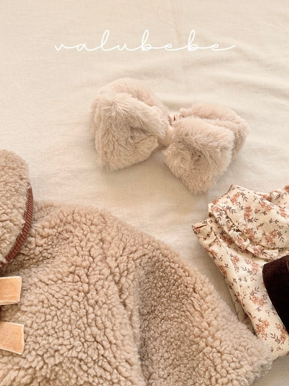 Fur ribbon hairband (baby)