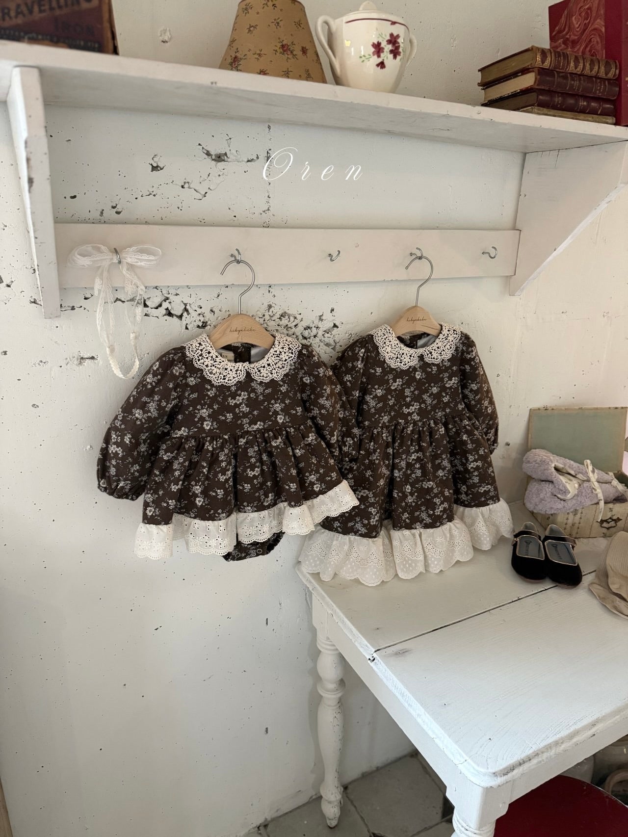 Serena flower padded rompers (baby)