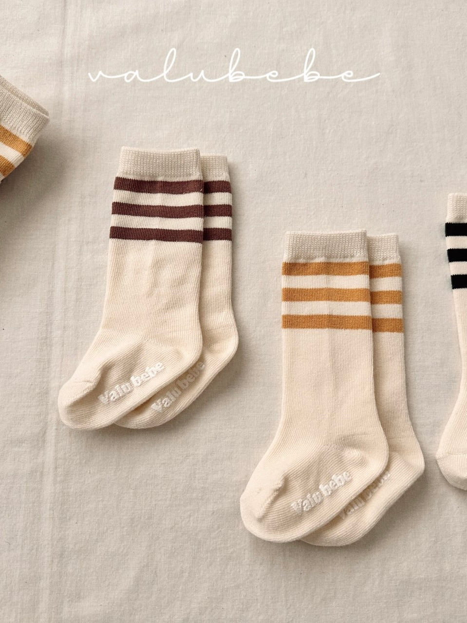 Basic line socks set (baby)