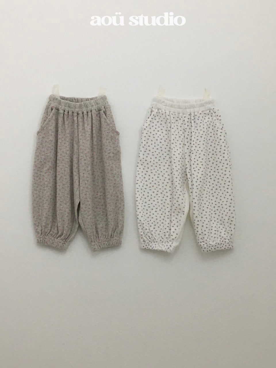 Rose jogger pants