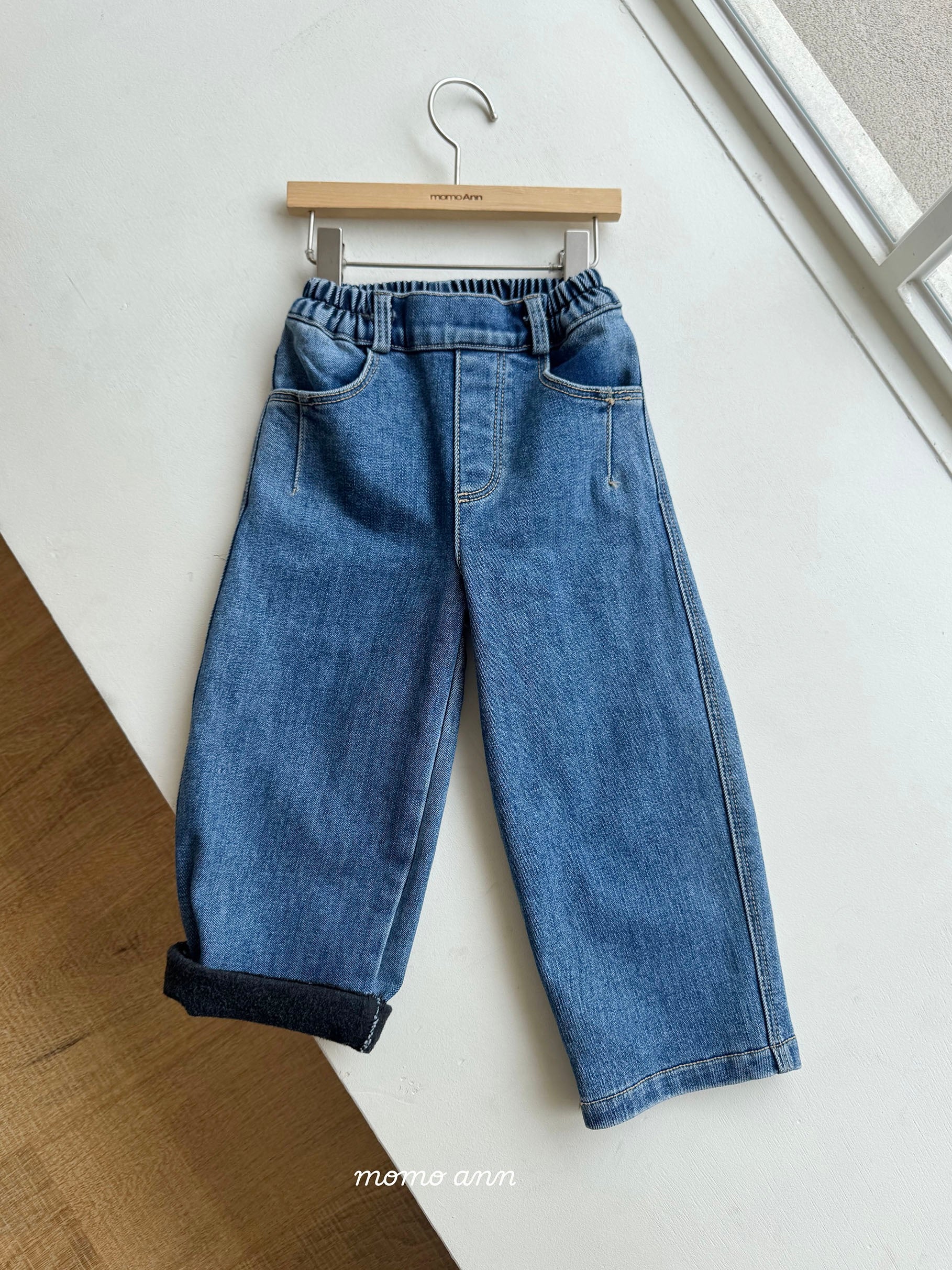 Soft denim pants