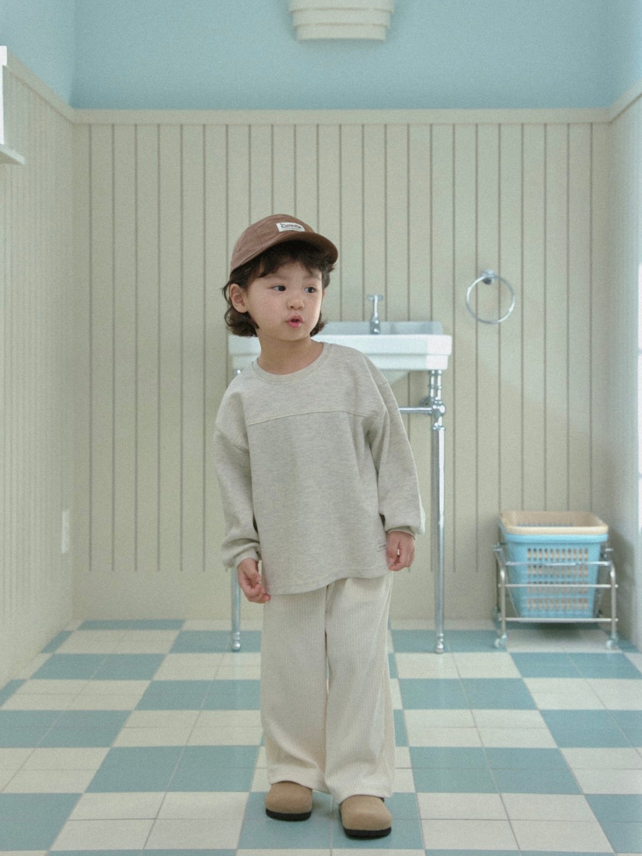 Contrast long sleeve T