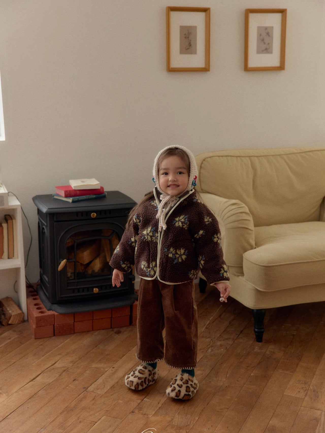 Melo flower boa jumper