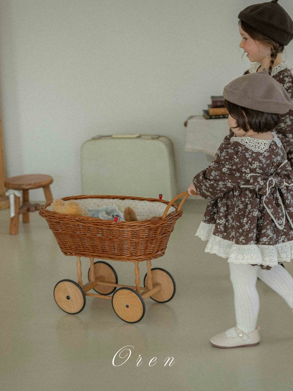 Serena flower padded rompers (baby)