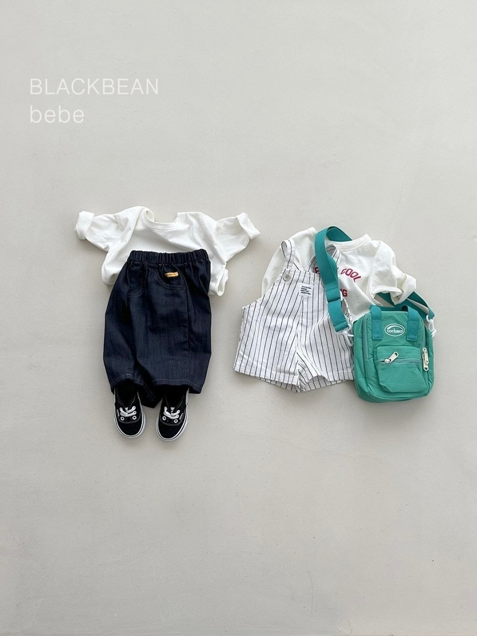 Rich overall set (with T shirt)