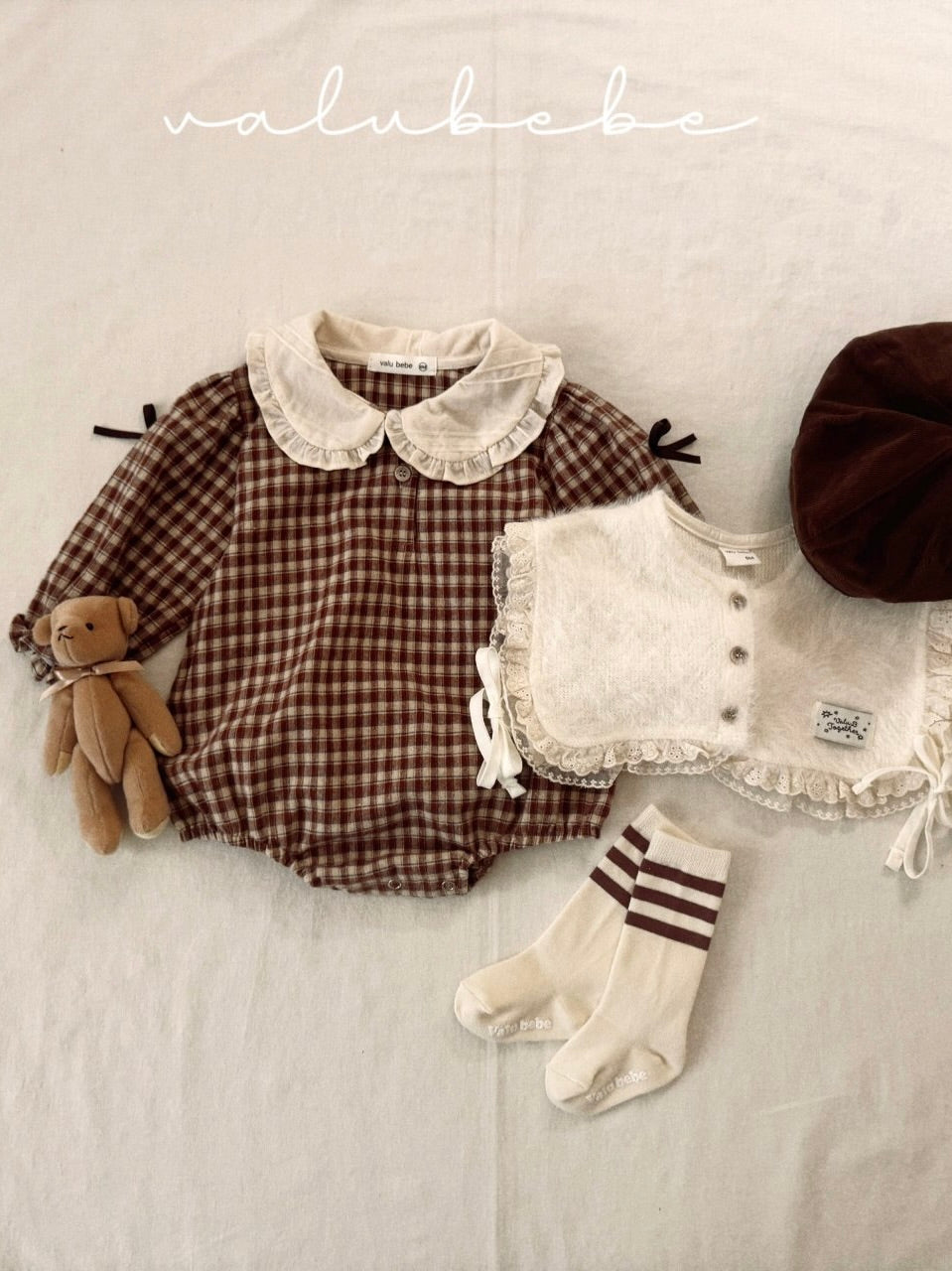 Lace ribbon cape (baby)