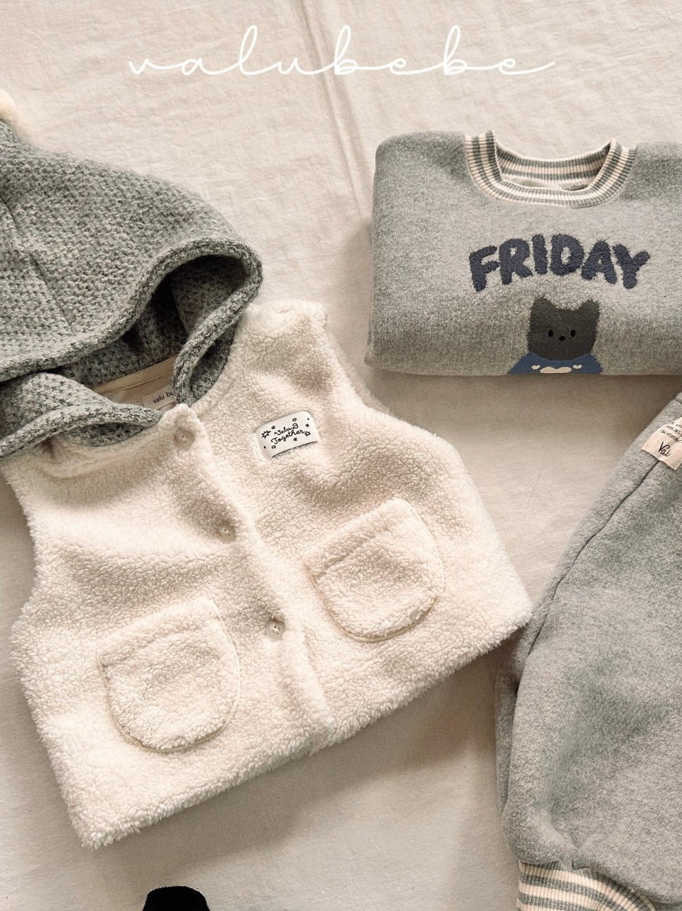Drop fluffy vest (baby)