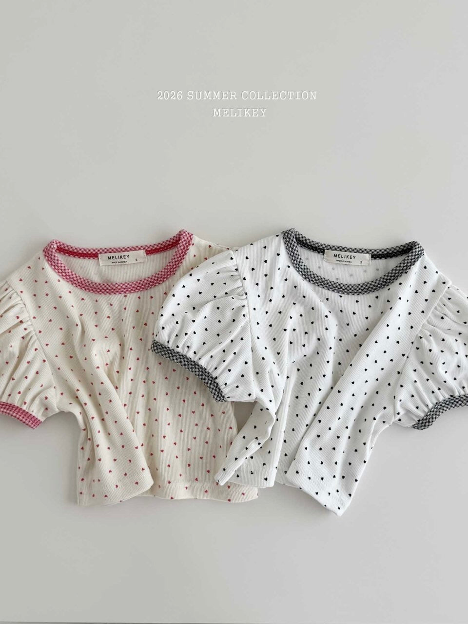 Mini heart puff T shirt