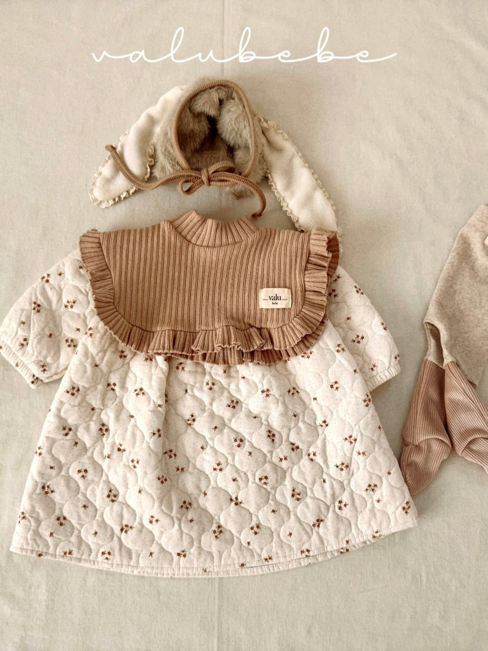 Bunny fur bonnet (baby)