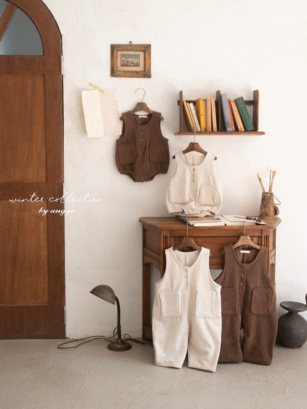 Pocky overall romper (baby)