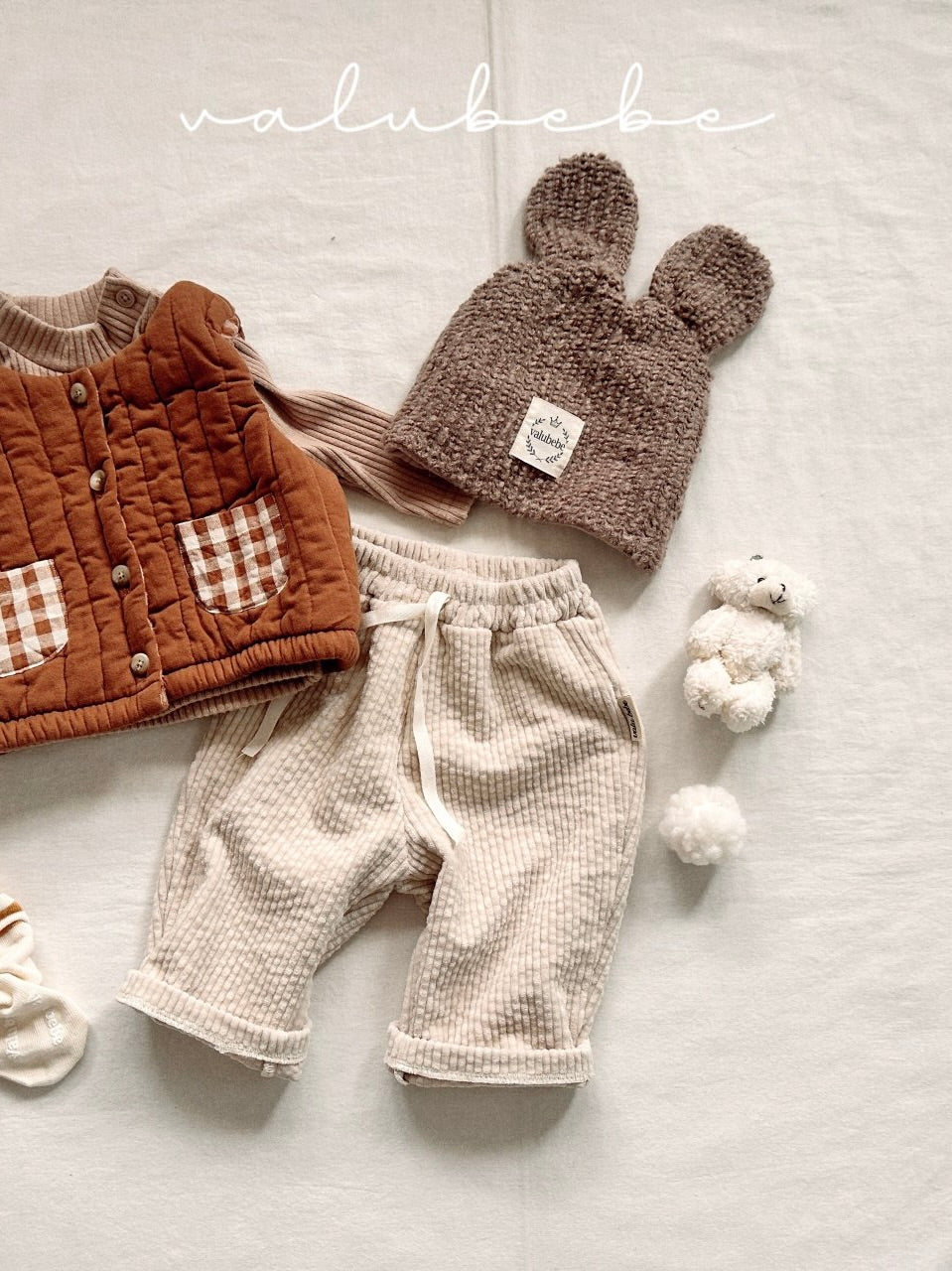 Boucle bear beanie (baby)