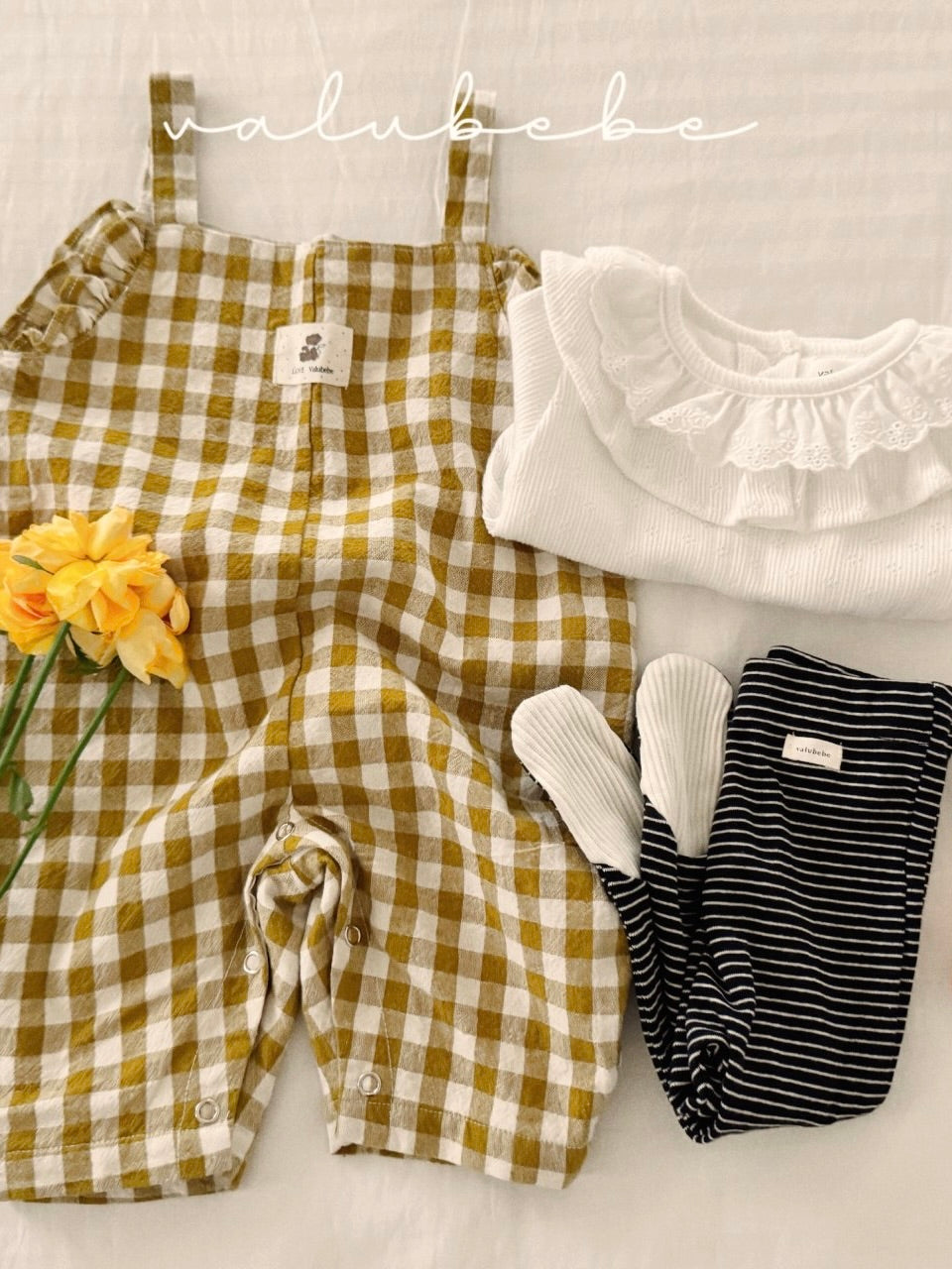 Stripe footed leggings