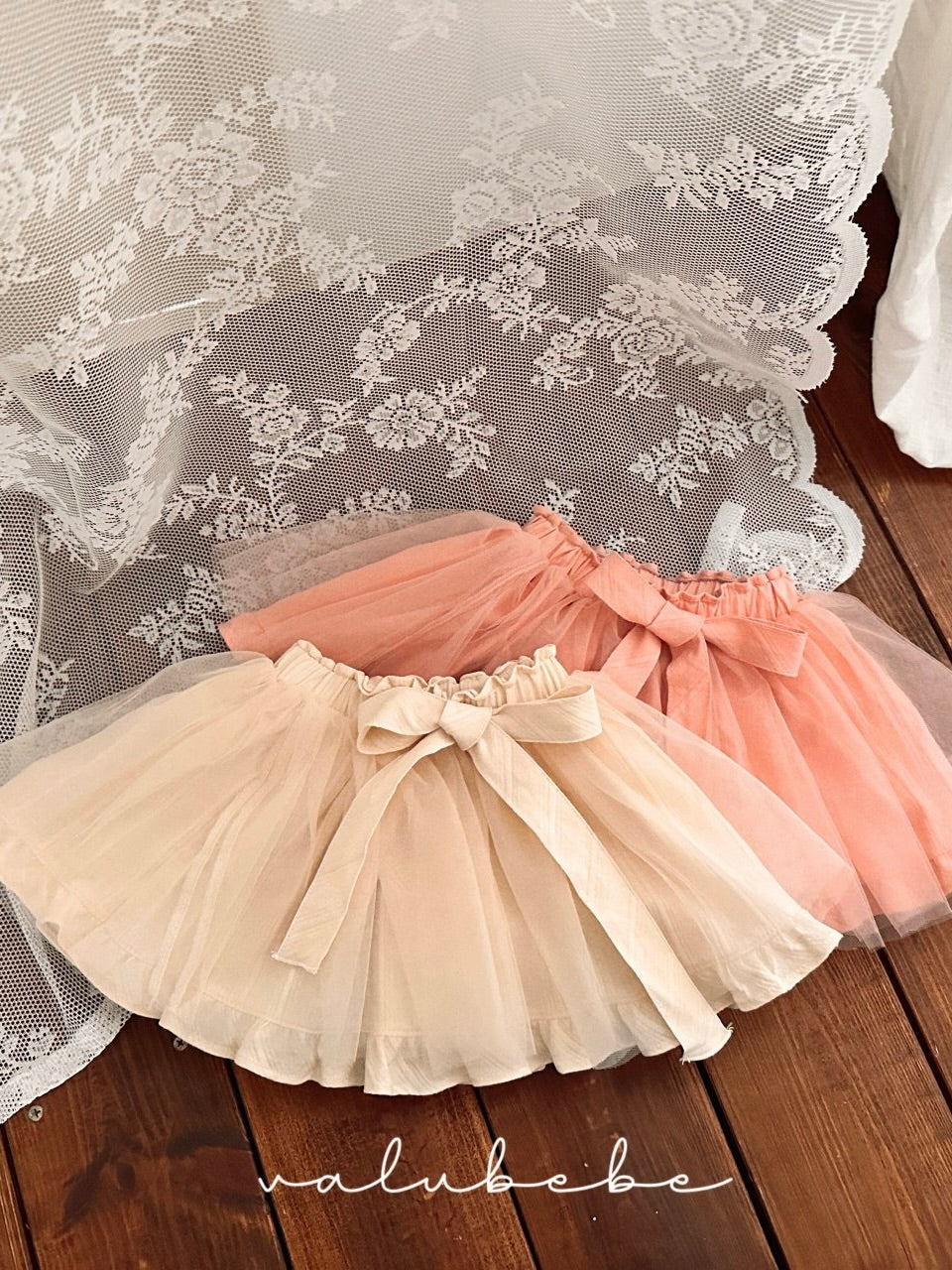 Ribbon tulle skirt bloomer