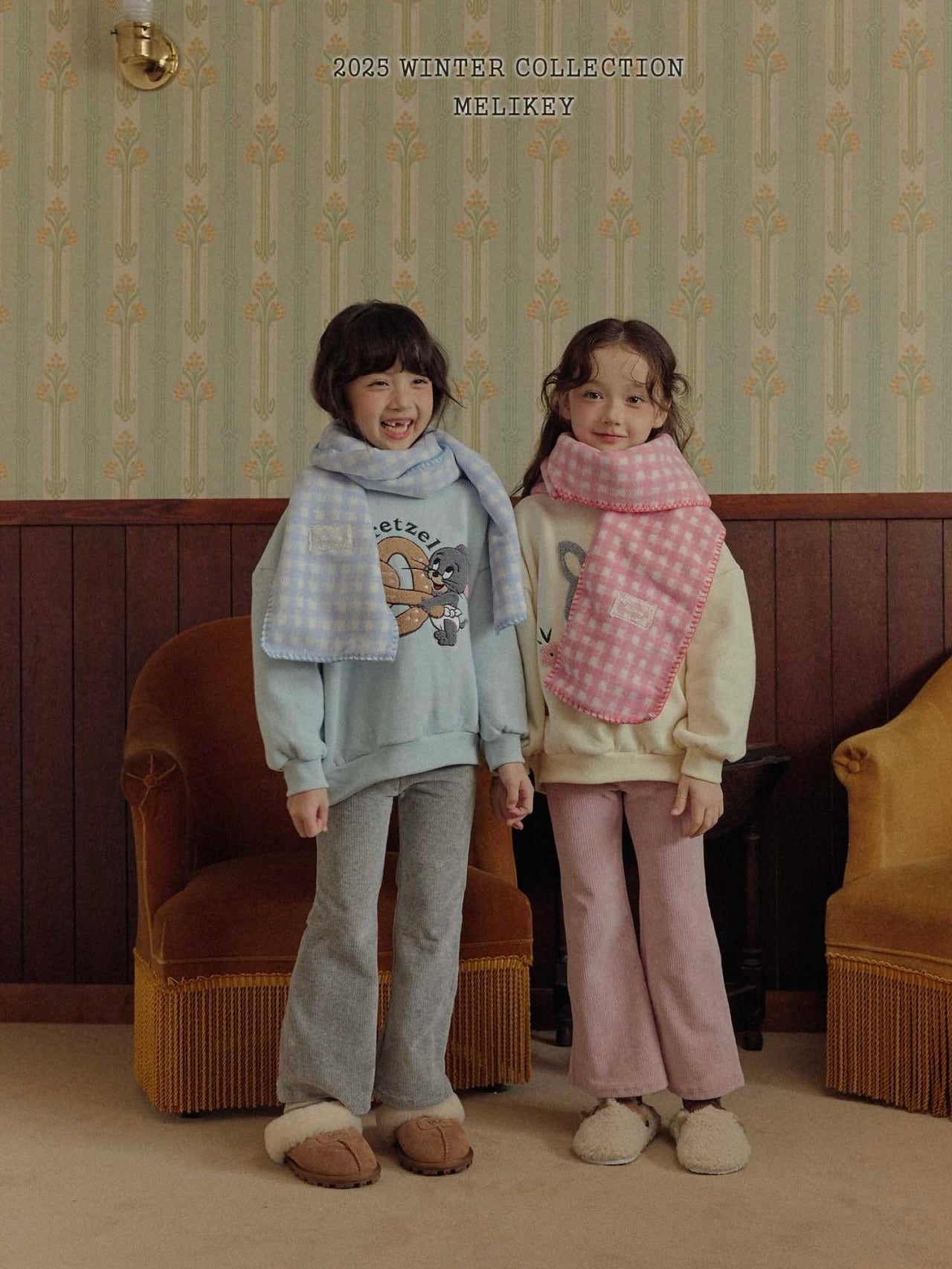 Fleece check muffler