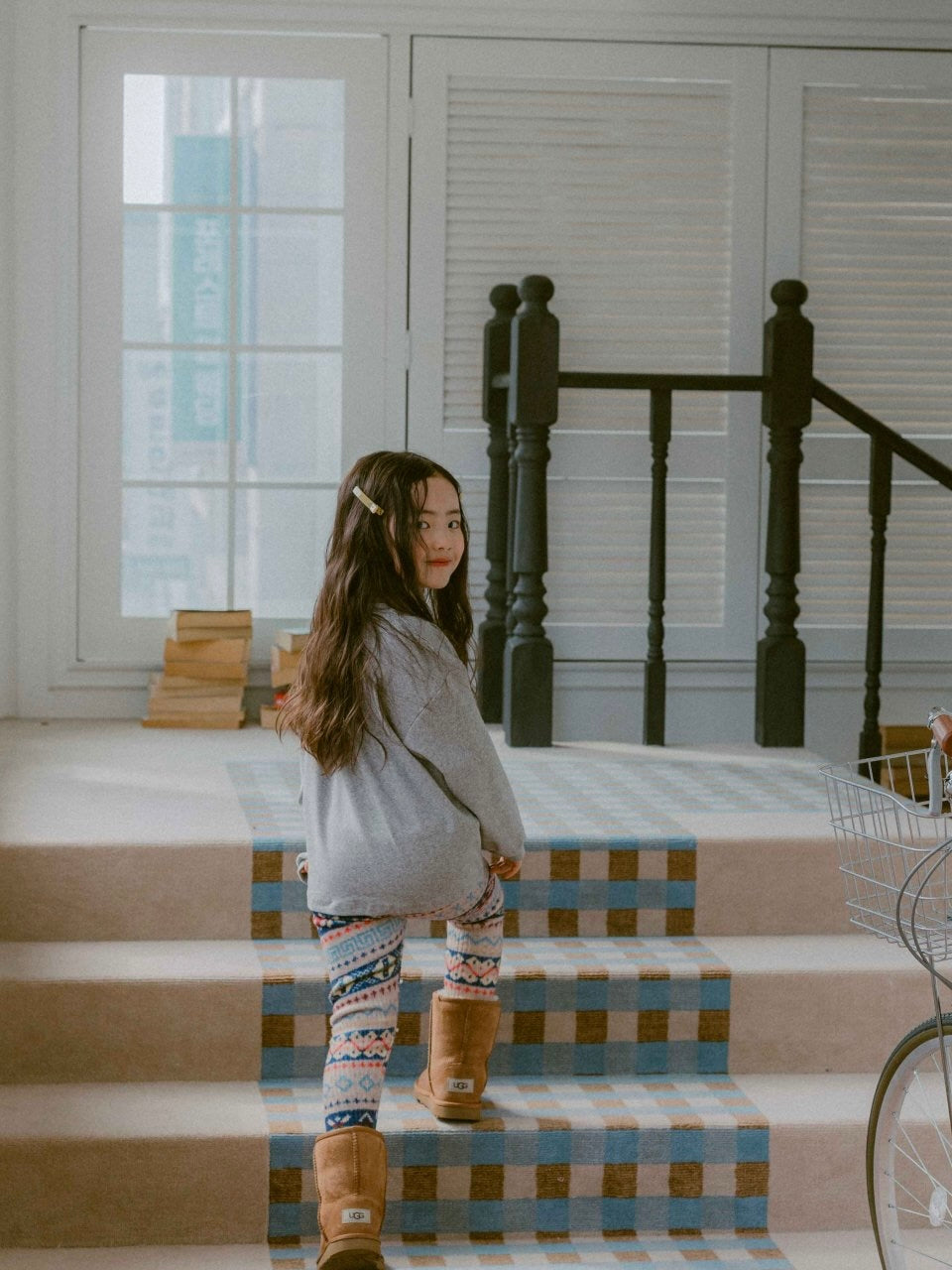 Colored hair clip set (2 pieces)