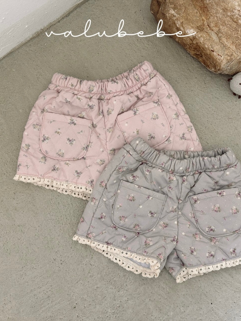 Quilted lace shorts (baby)