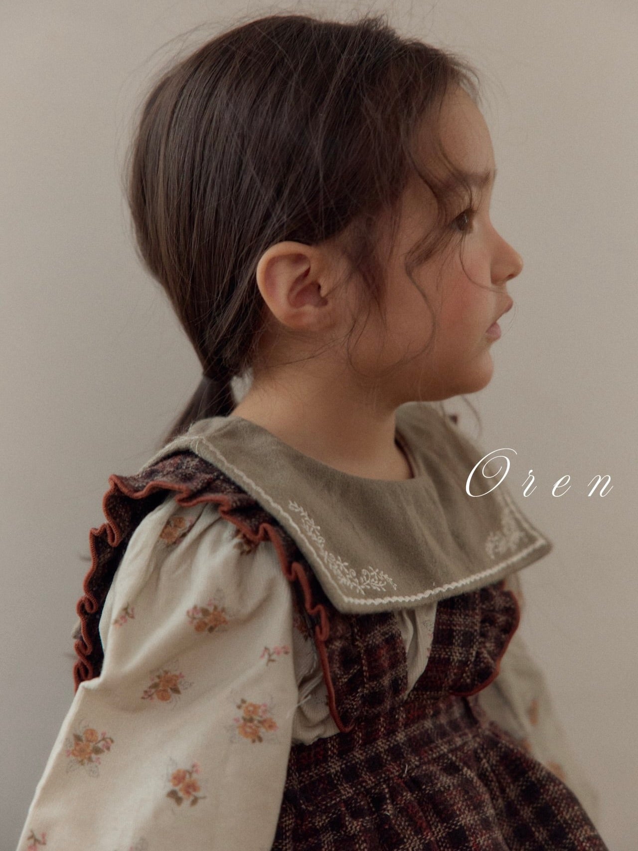 Nanette embroidered collar blouse