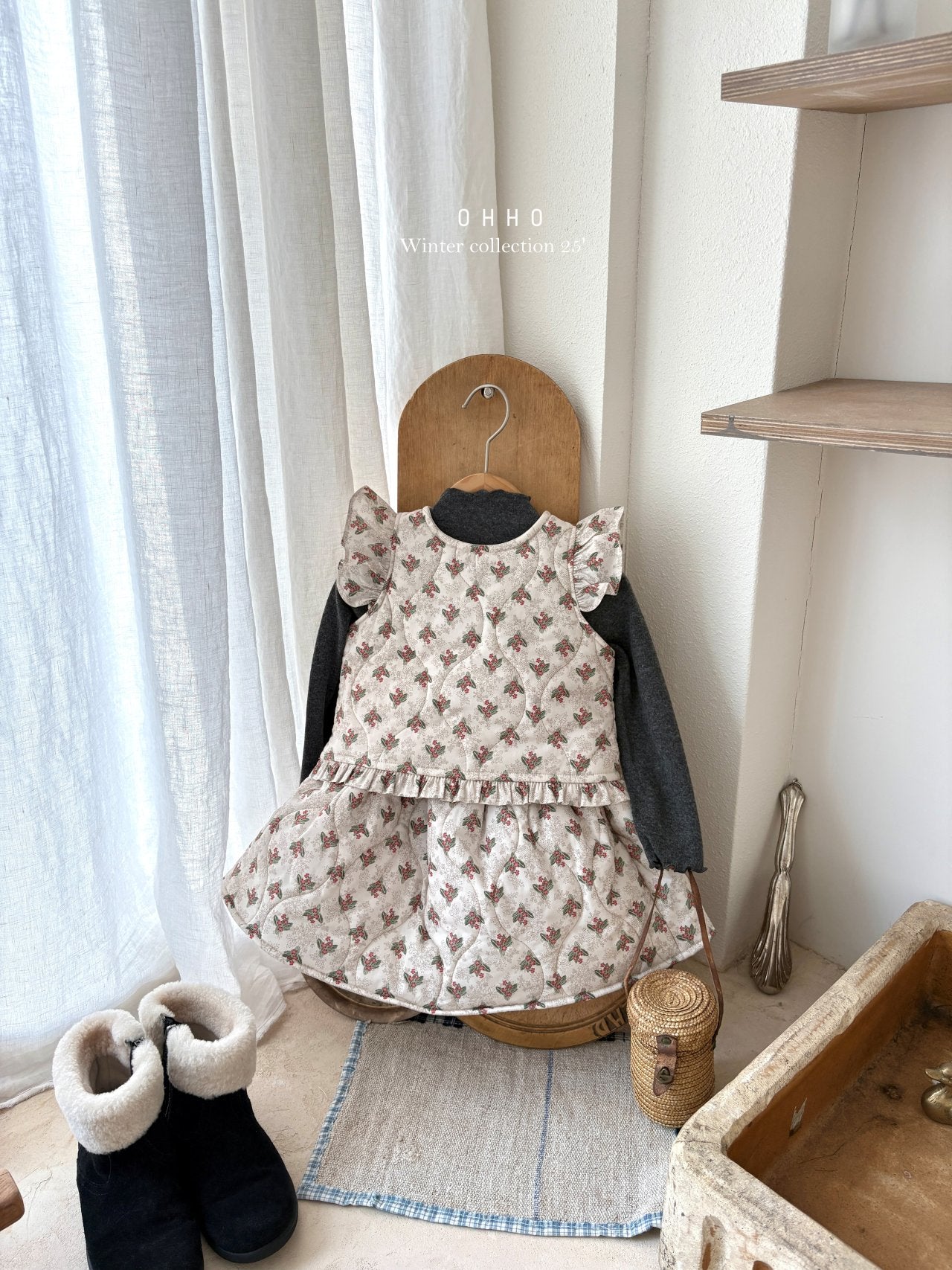 Snowberry quilted vest