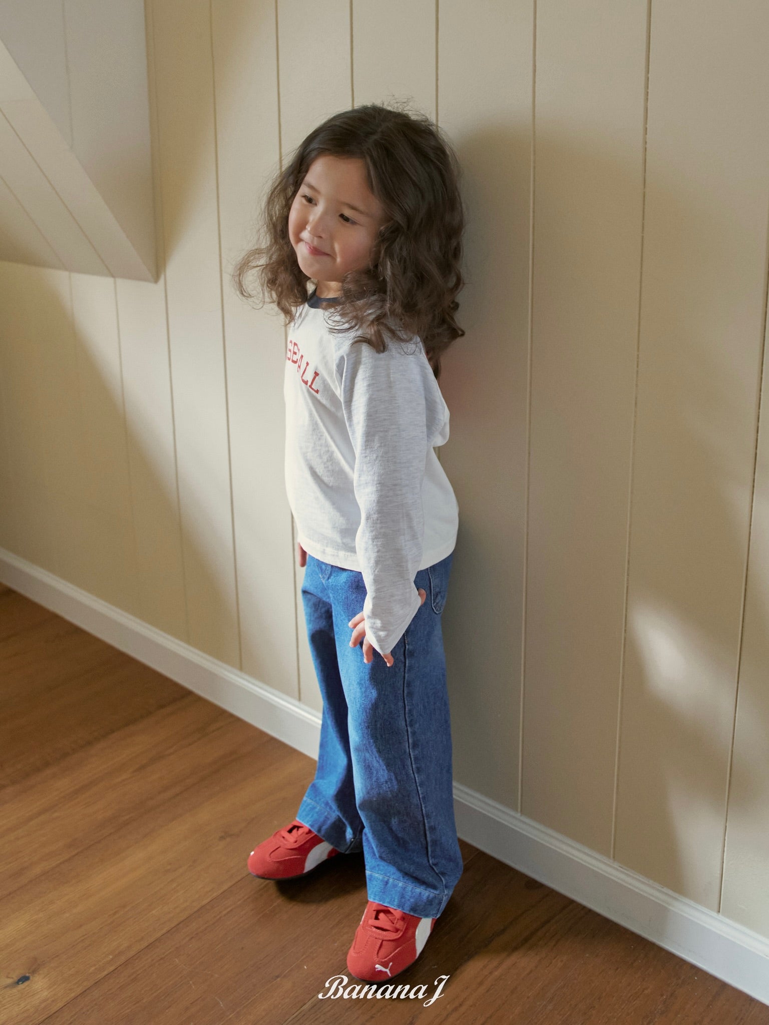 Signature denim pants