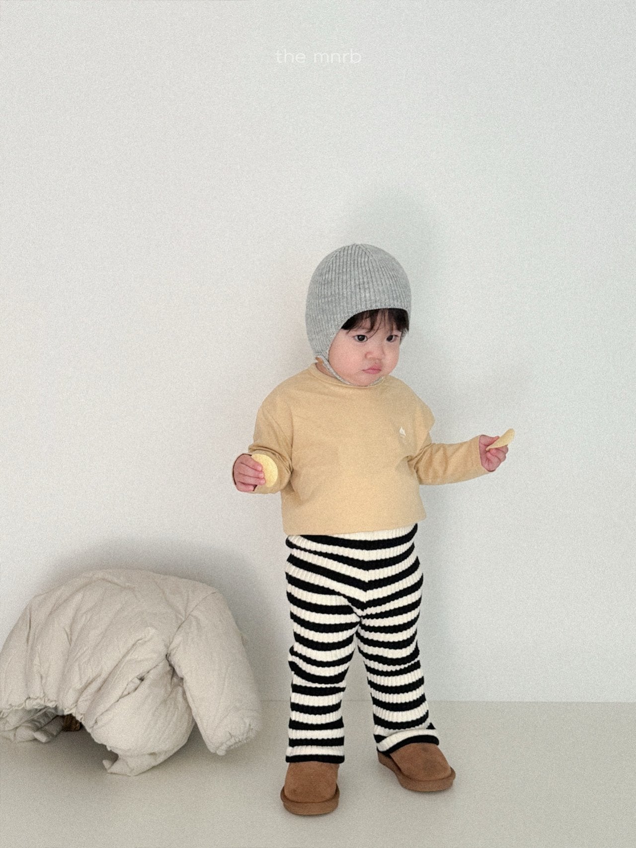 Aloe ribbed bootcut pants