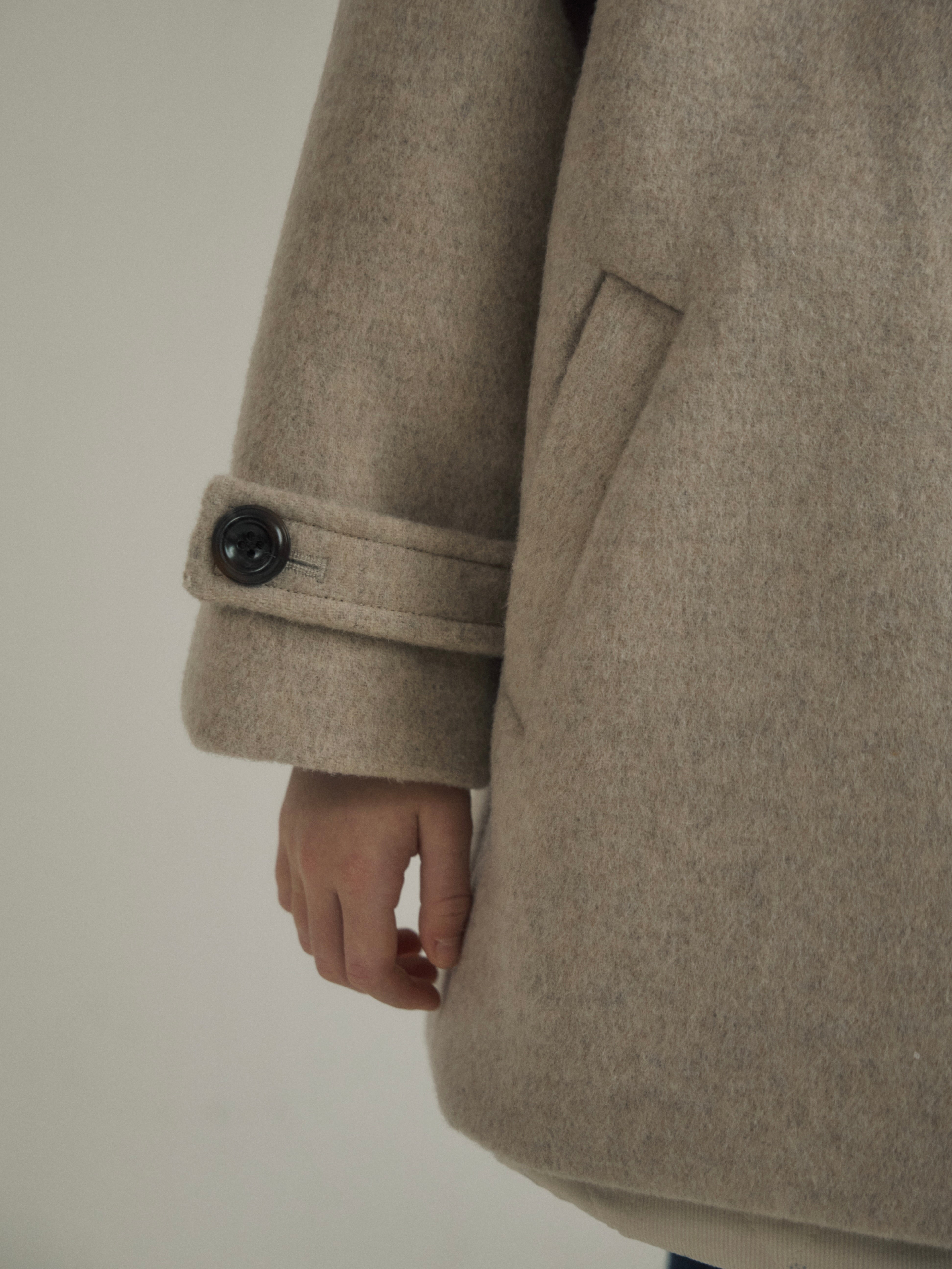 Noa wool coat (beige)