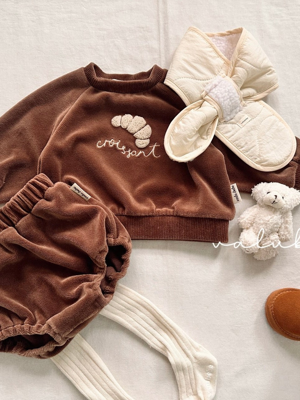 Fluffy velour bloomer (baby)