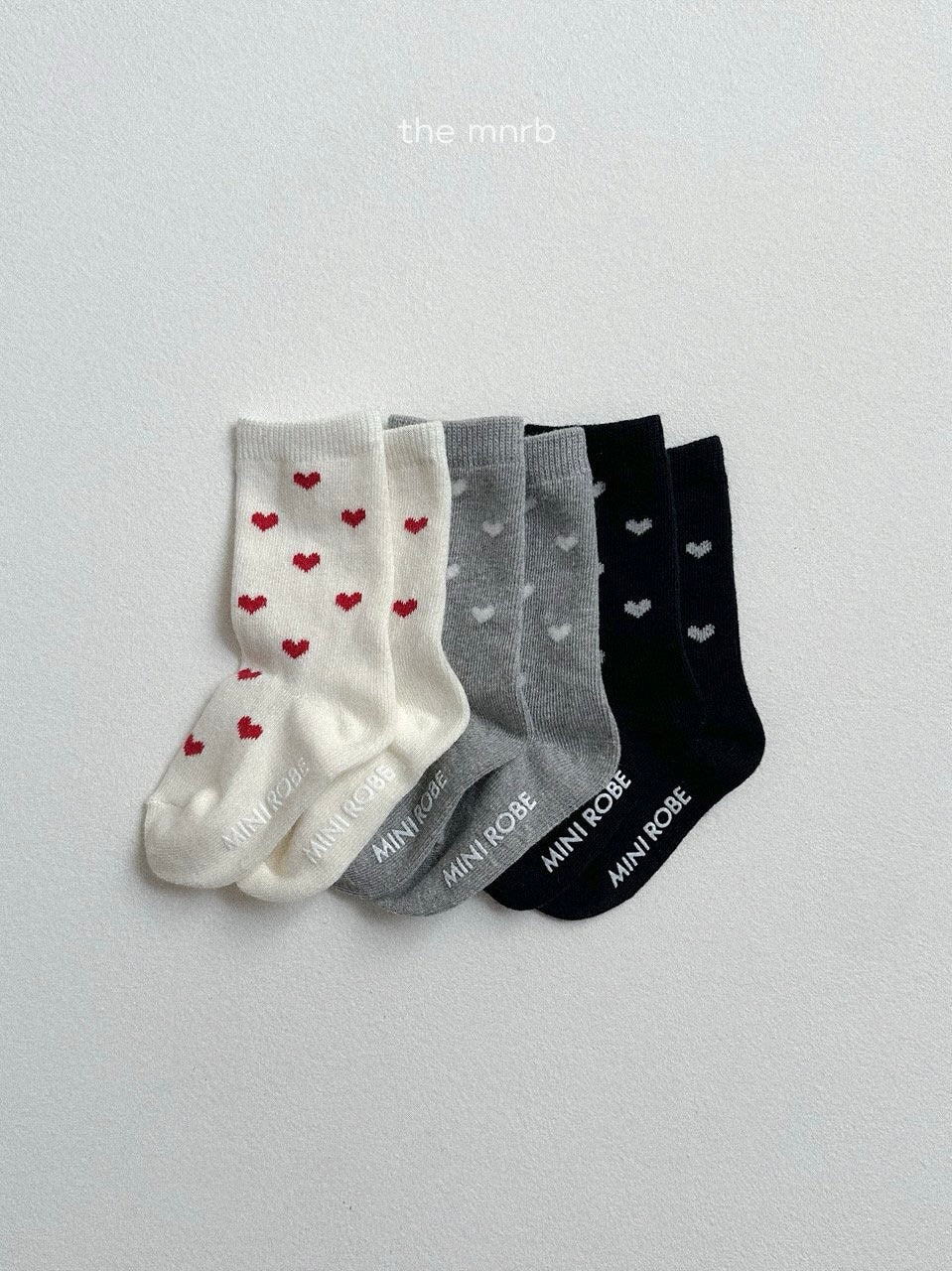 Heart socks set