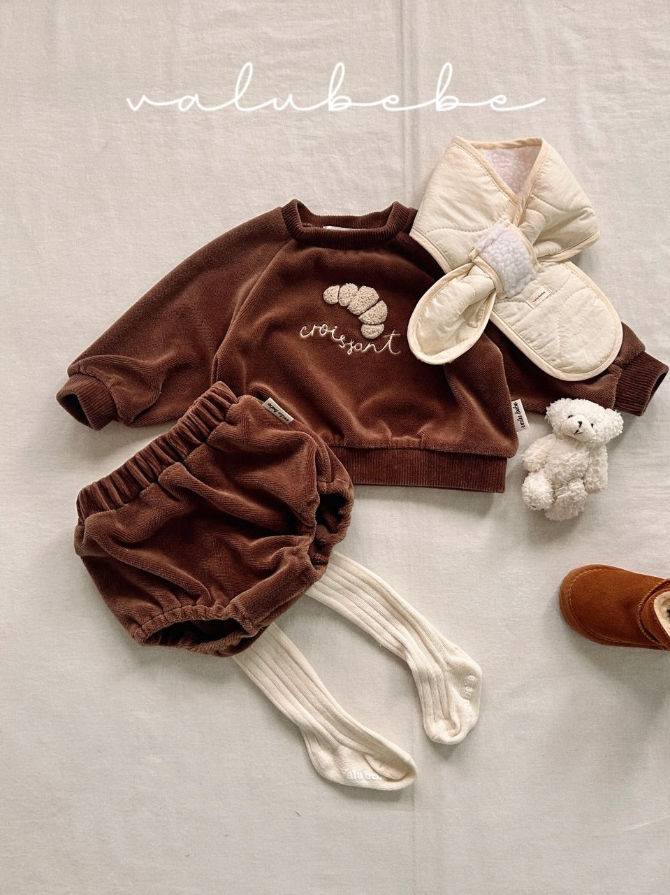 Fluffy velour bloomer (baby)