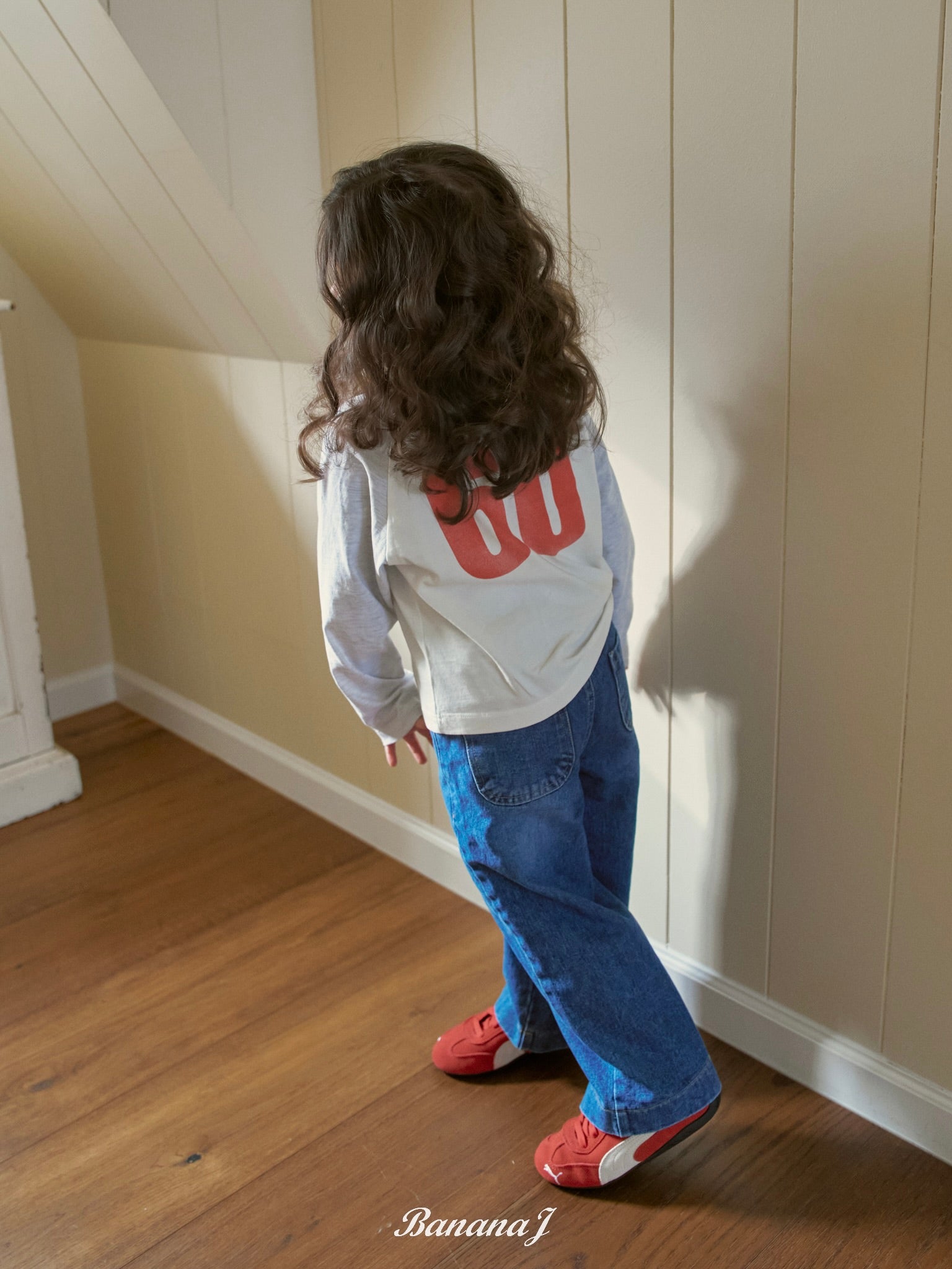 Signature denim pants