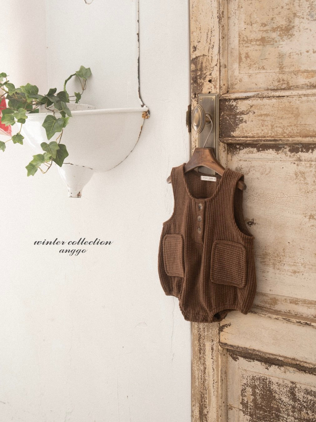 Pocky overall romper (baby)