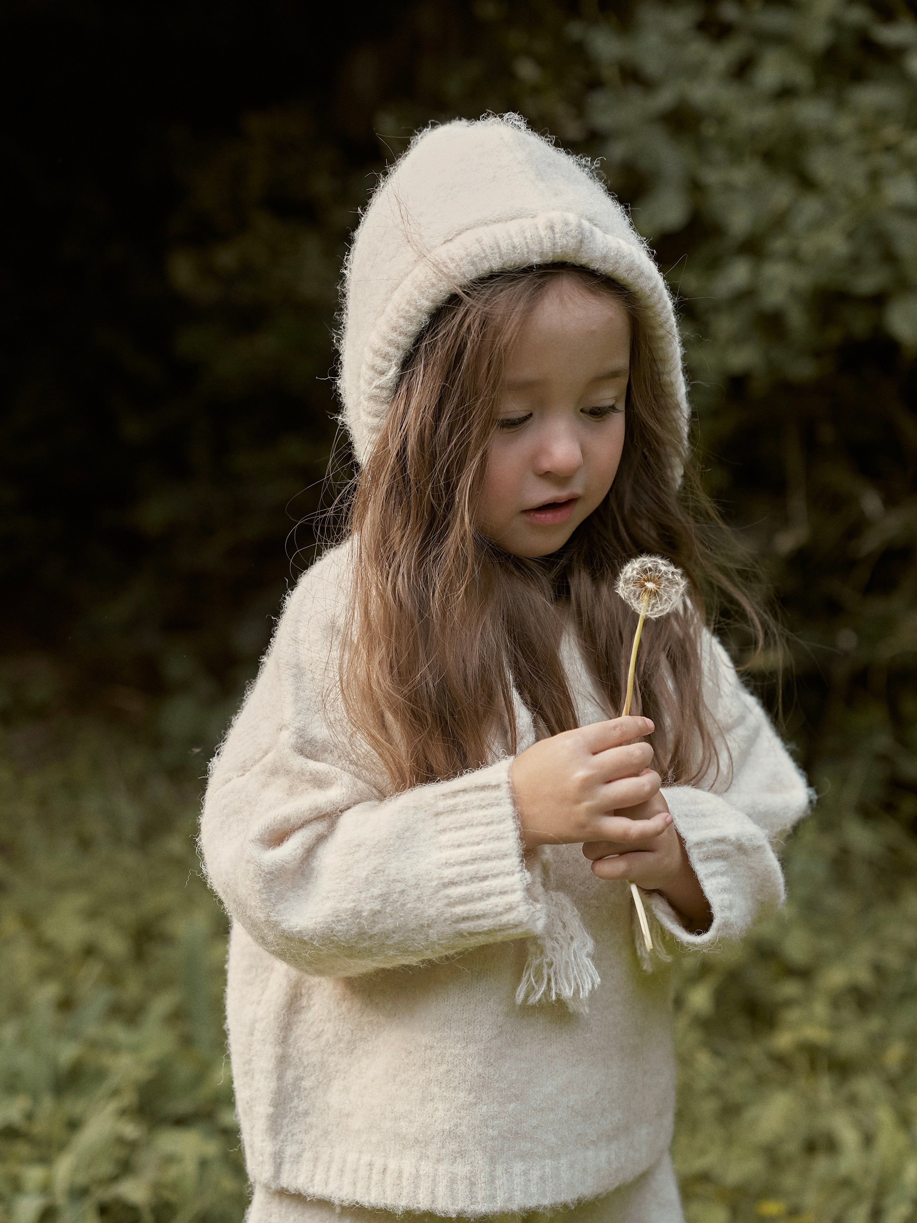 Knit hoodie set (kids and adult)