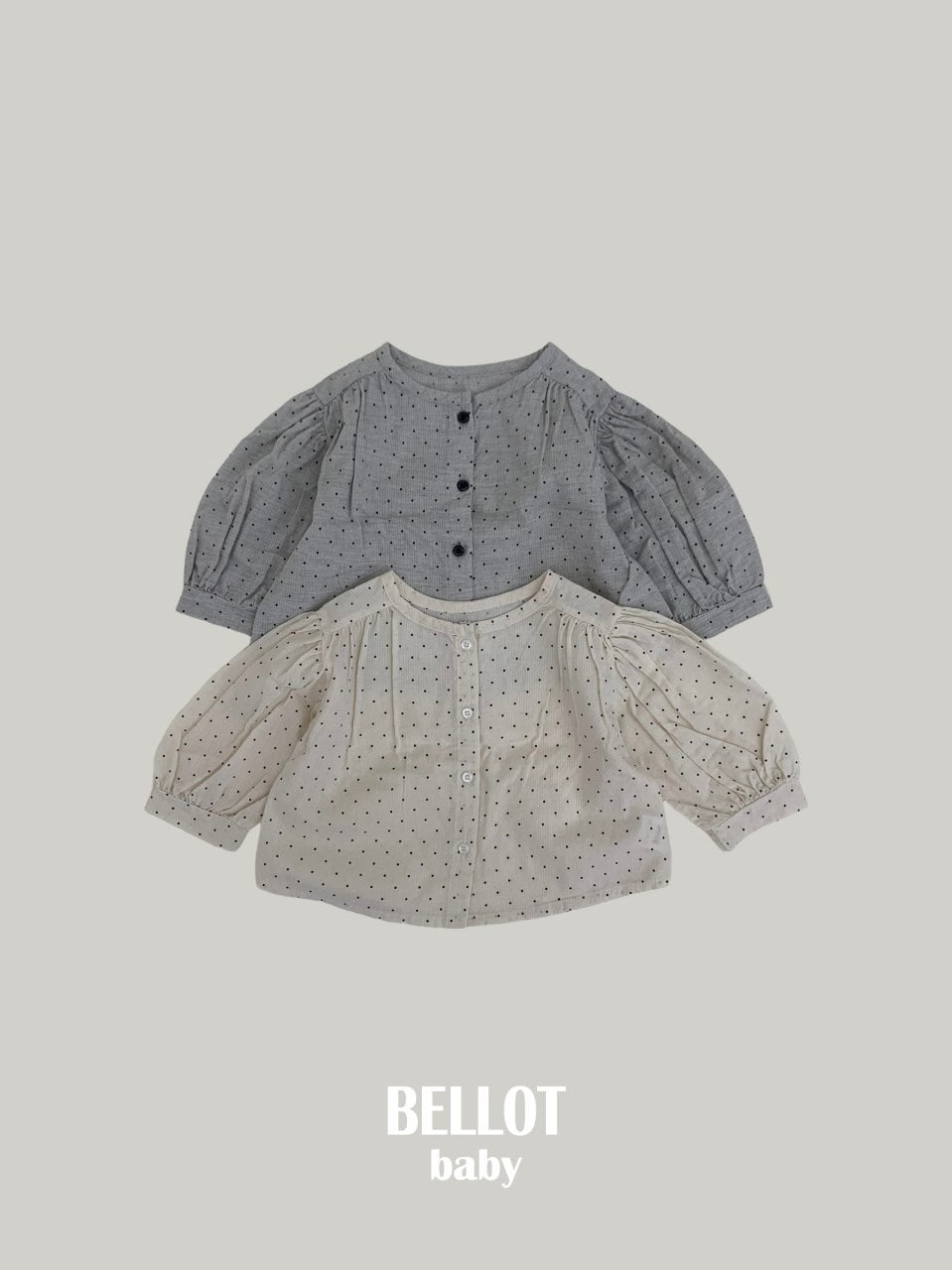 Bebe bonbon dot blouse