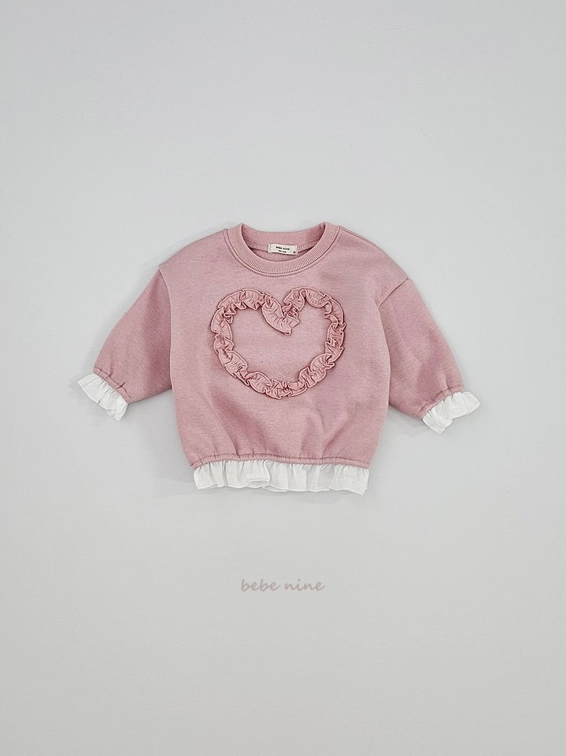 Heart Frill Sweatshirt