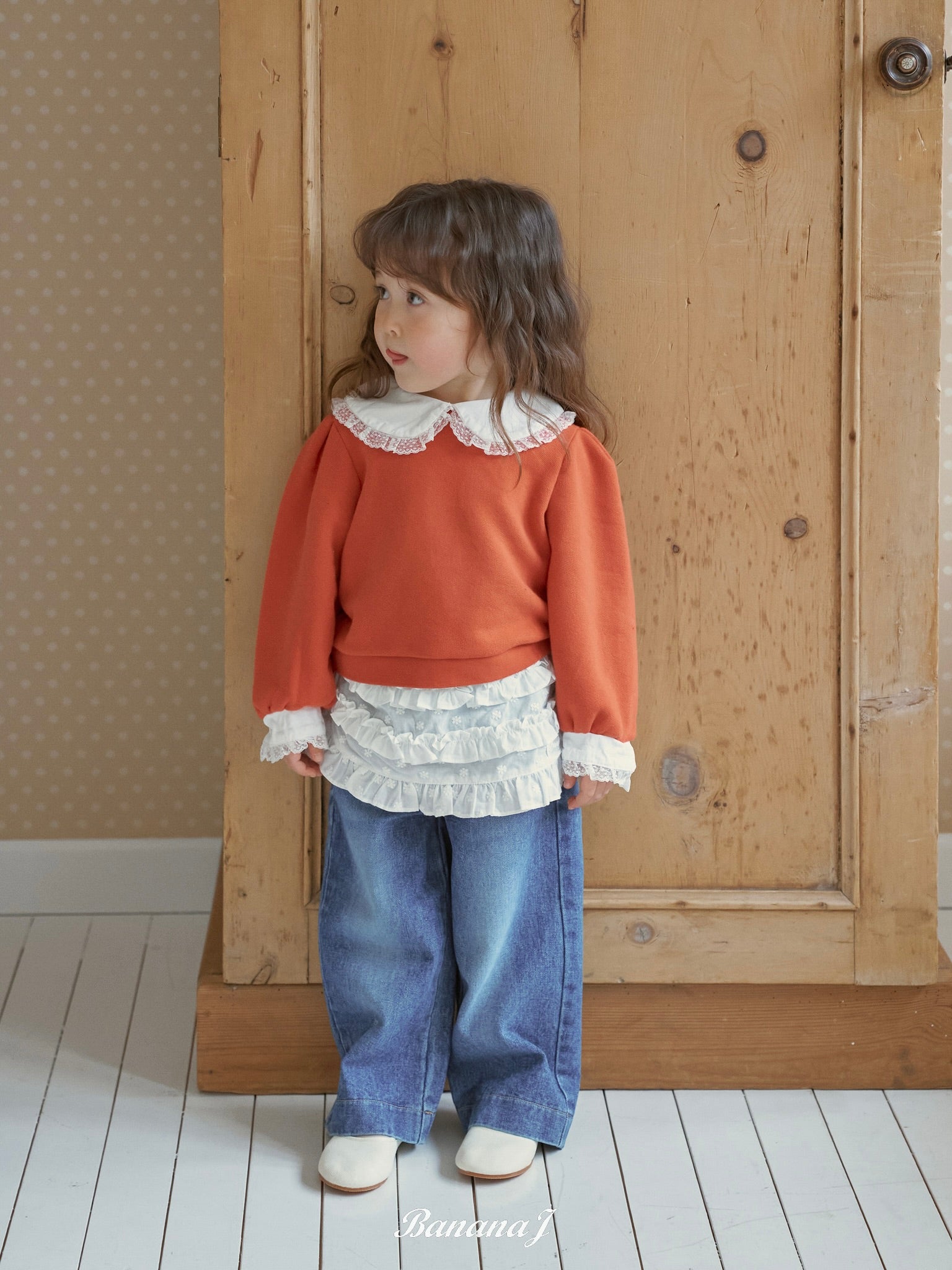 Signature denim pants