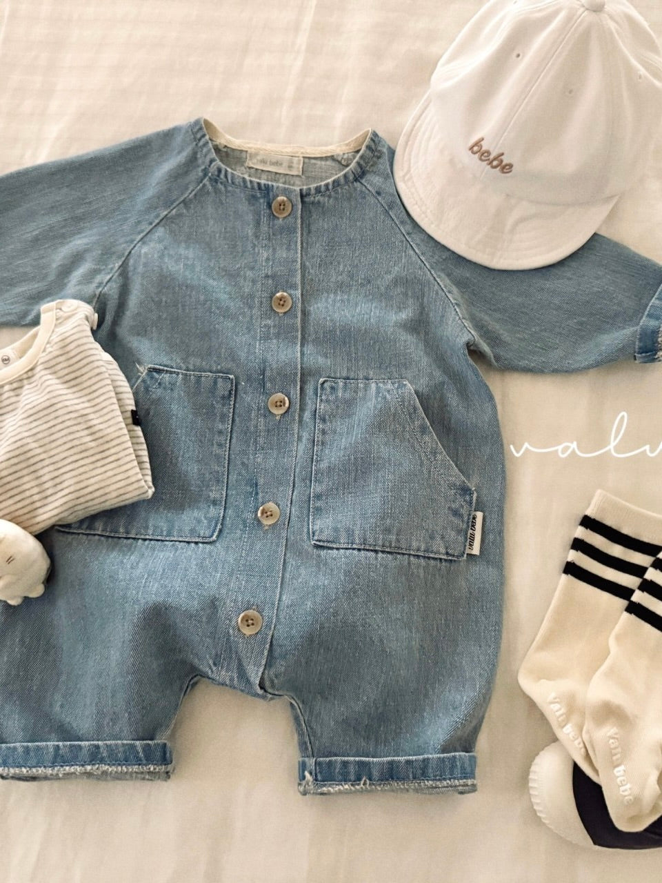 Baby cotton overall