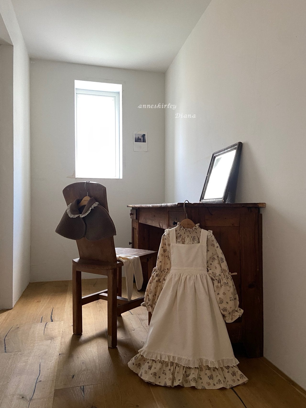 Romance smock one piece