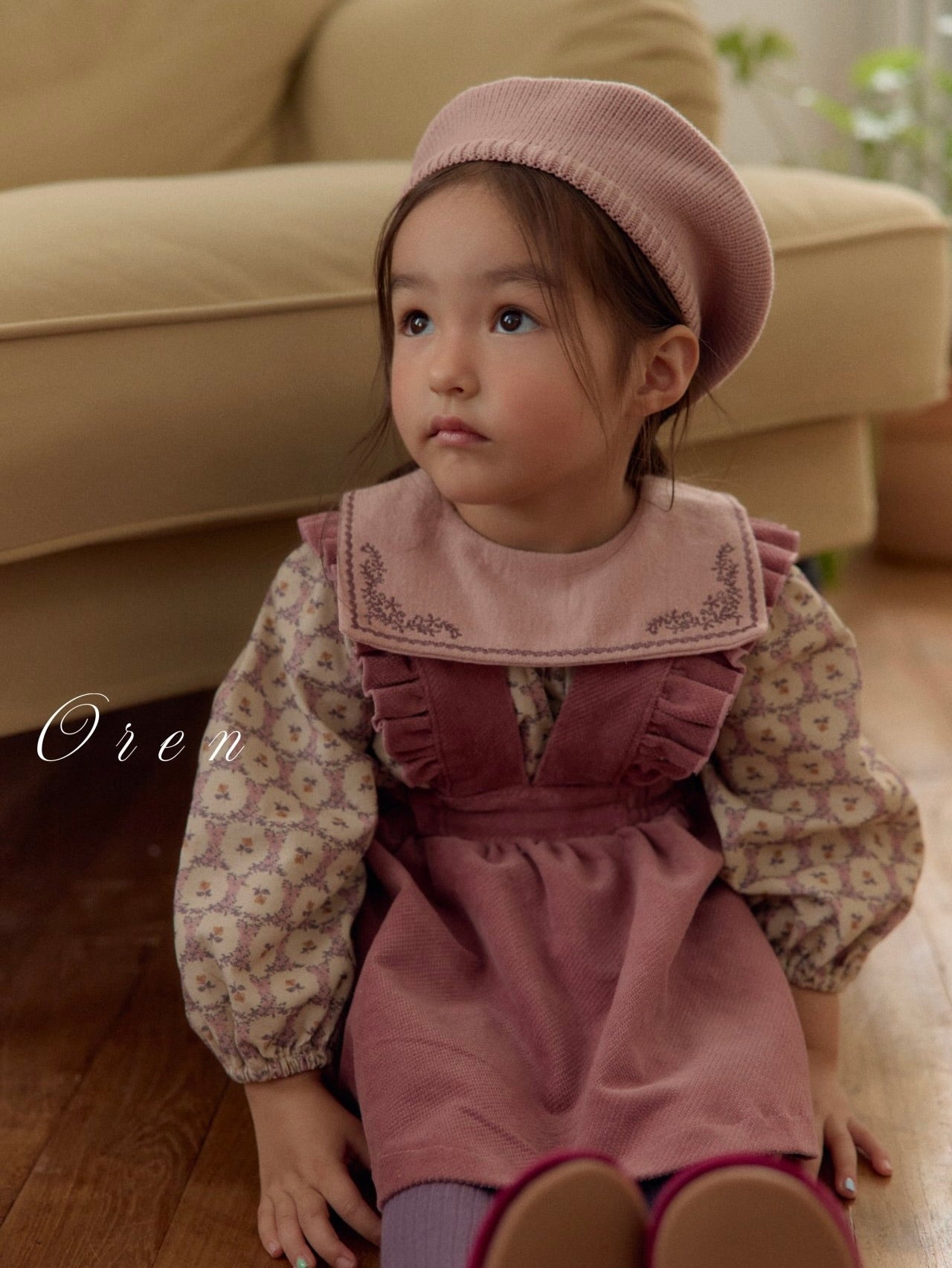 Nanette embroidered collar blouse