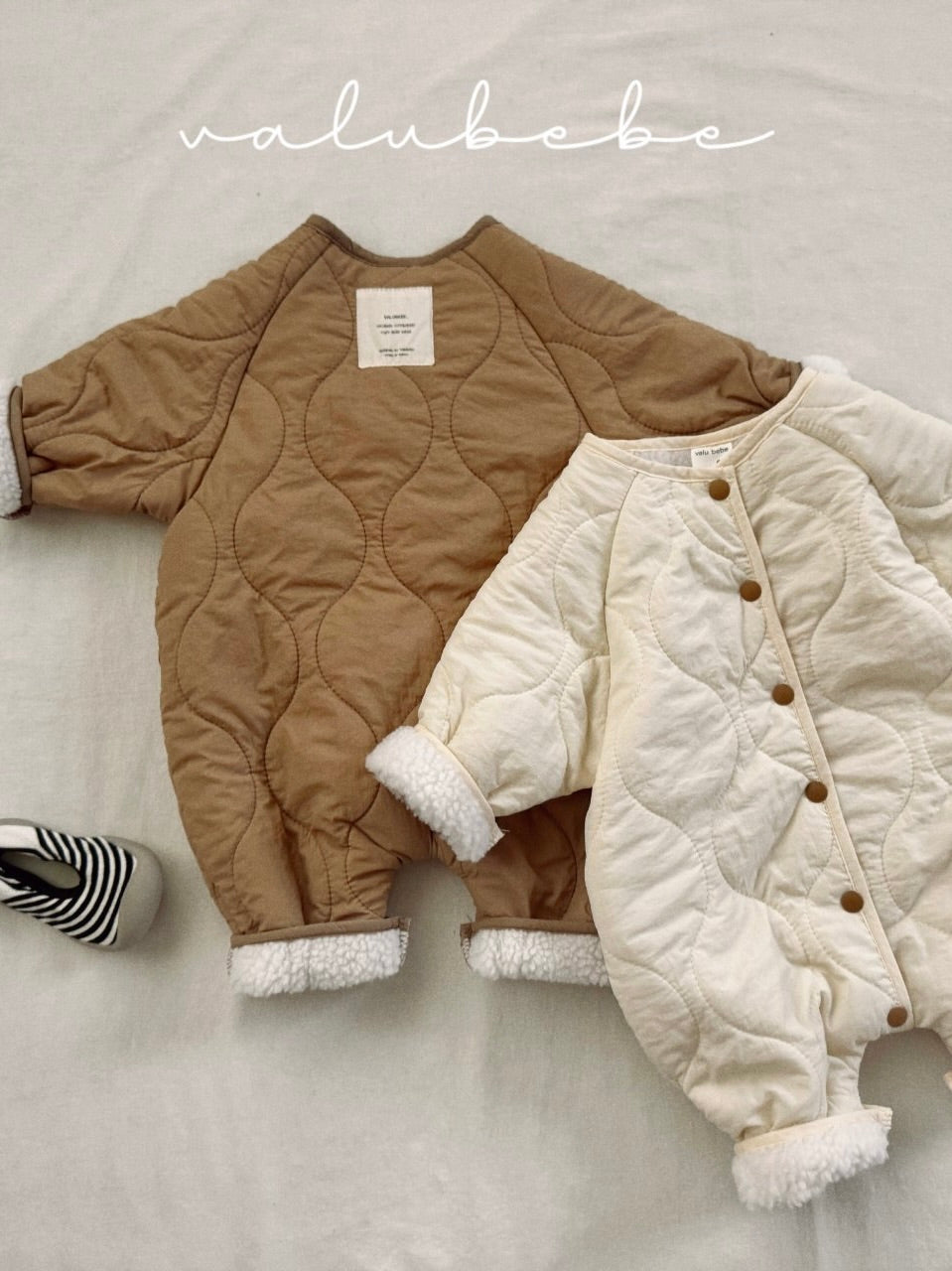 Button quilted coverall (baby)