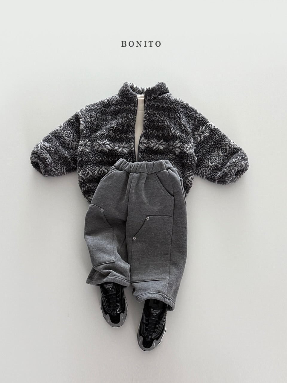 Snowflake zip-up jacket