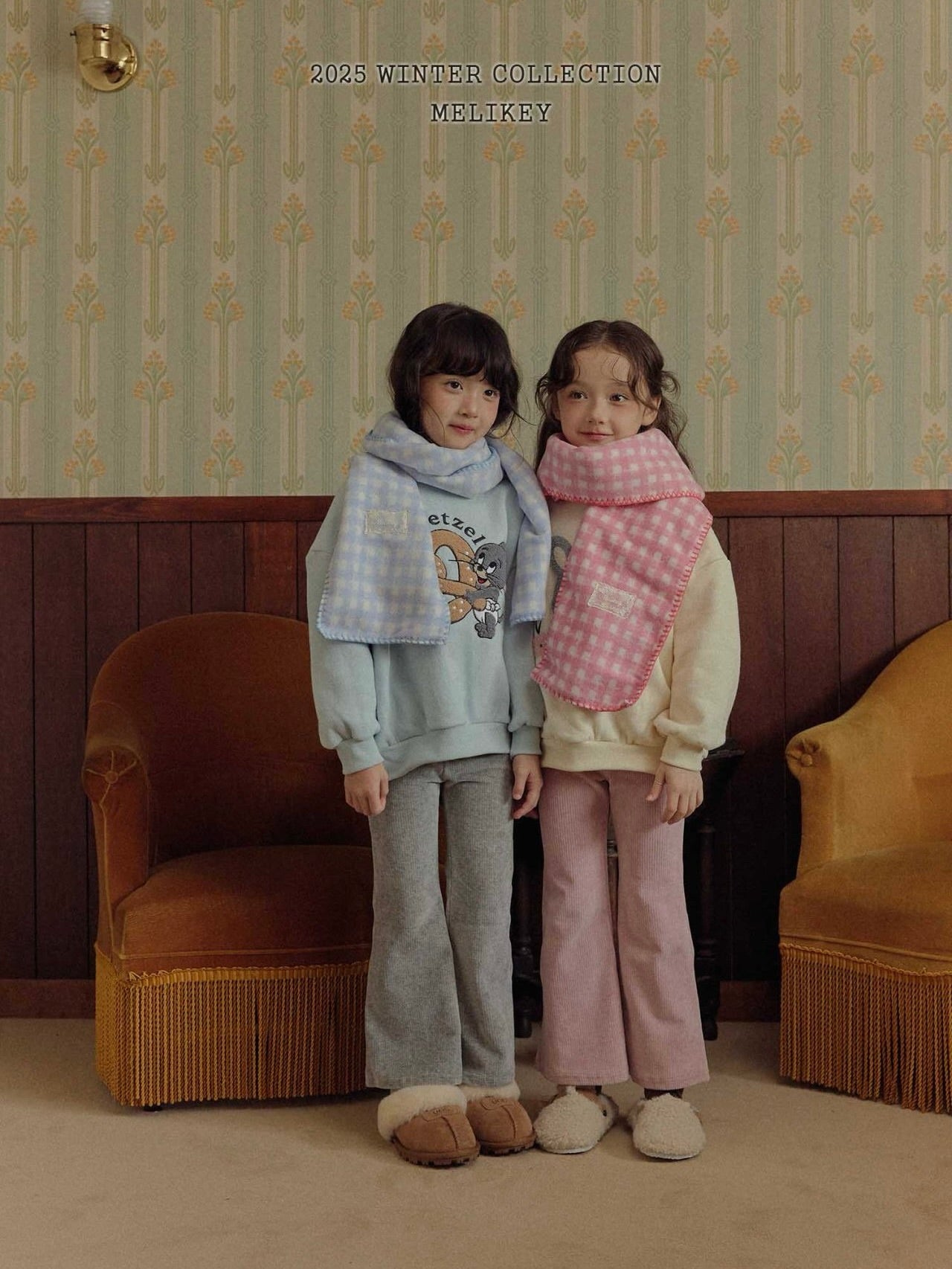 Fleece check muffler