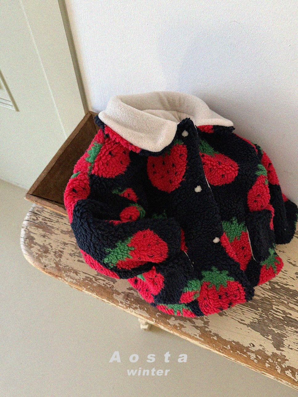 Strawberry reversible jacket