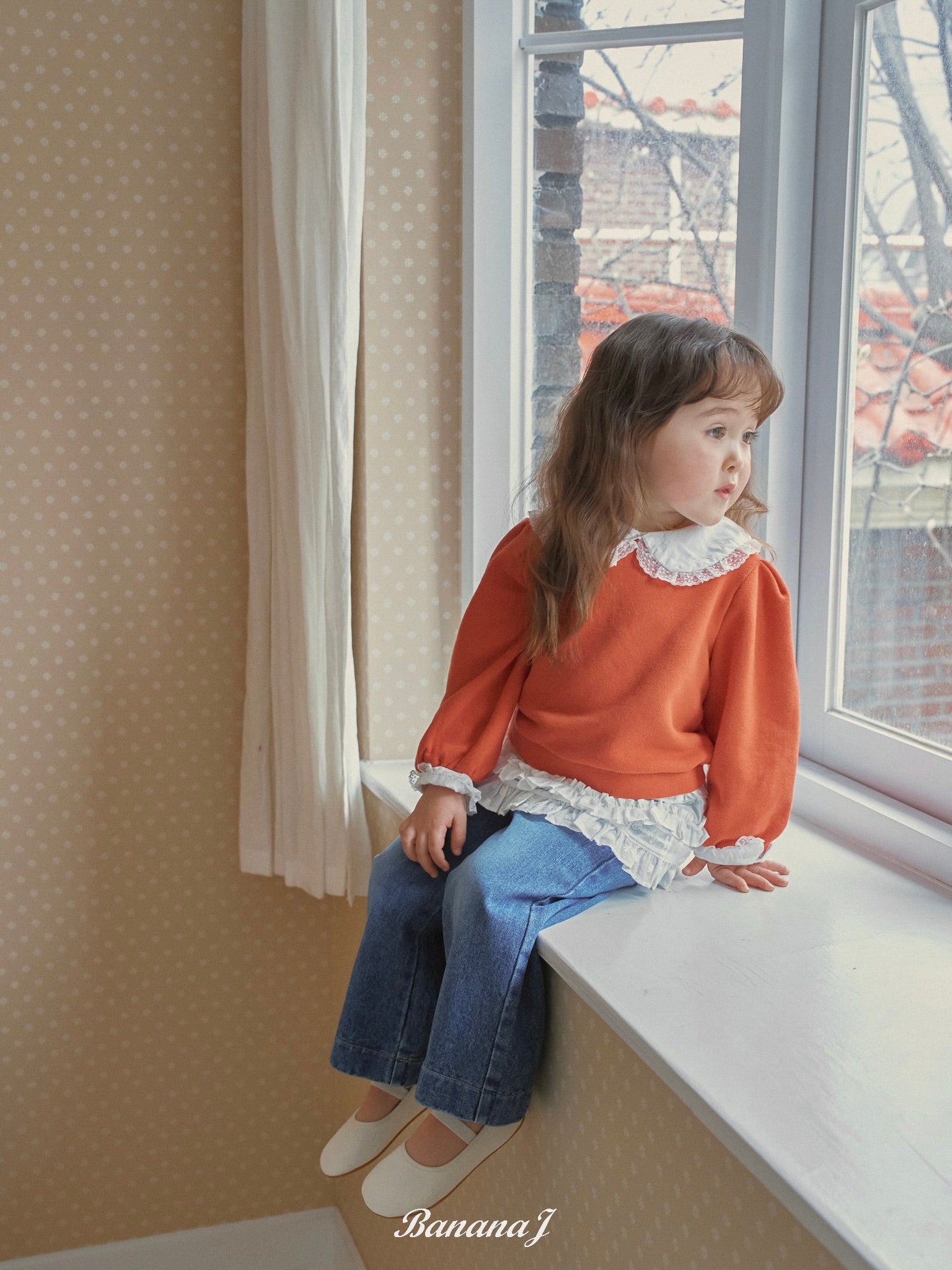 Signature denim pants