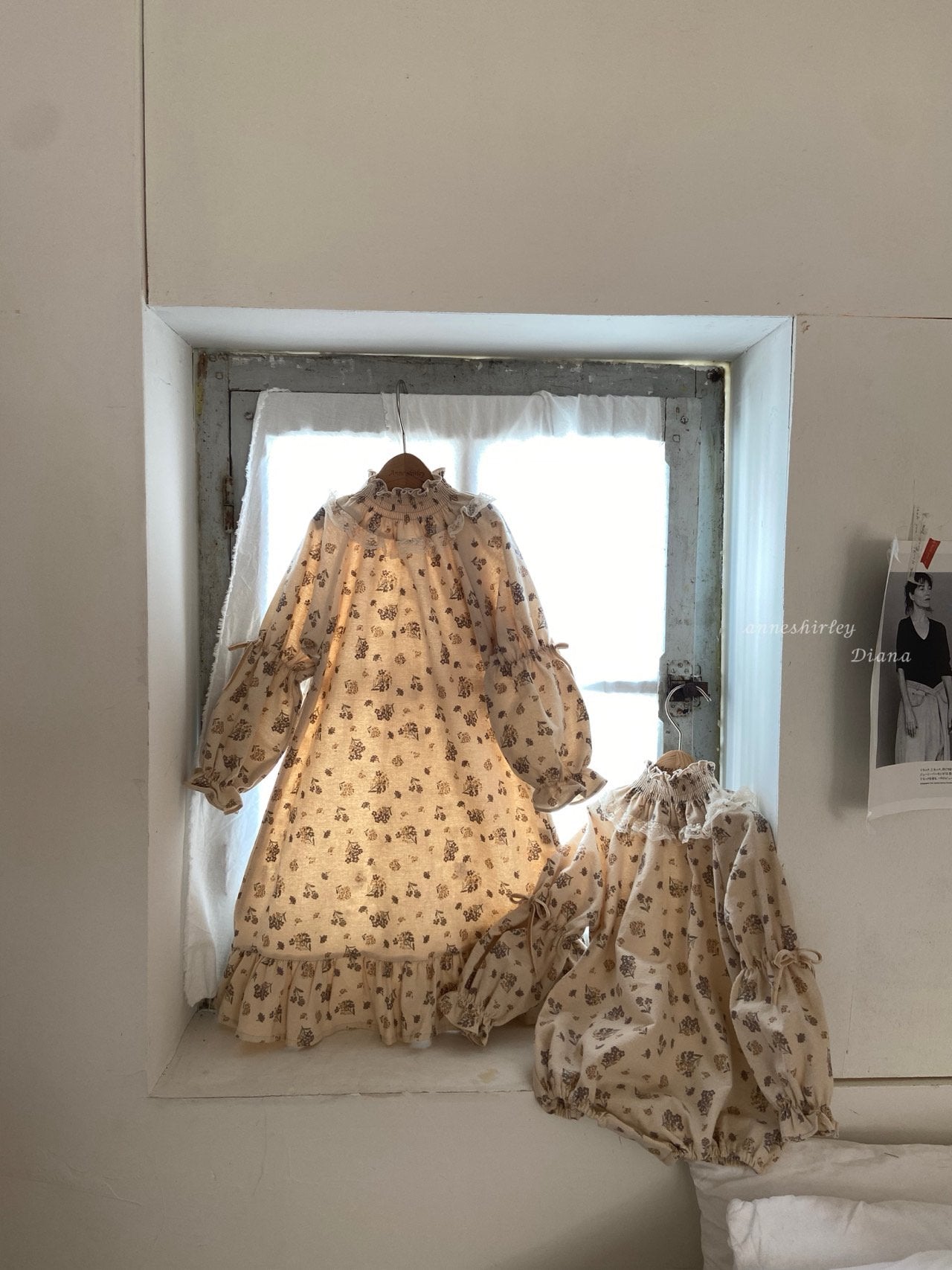 Romance smock one piece