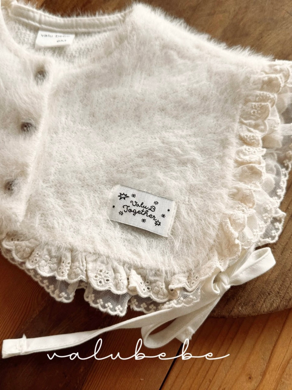 Lace ribbon cape (baby)