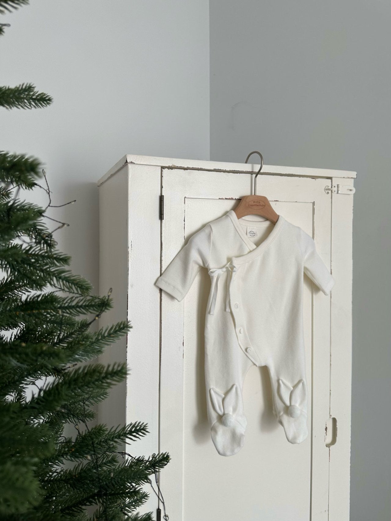 Bunny footed rompers